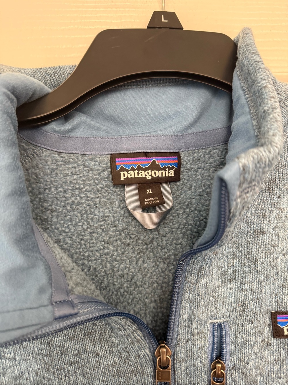 Patagonia Better Sweater 1/4-zip fleece long sleeve mens XL pullover - Picture 5 of 5